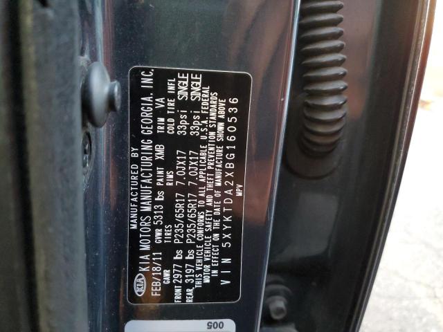 Photo 12 VIN: 5XYKTDA2XBG160536 - KIA SORENTO 