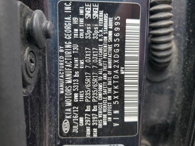 Photo 11 VIN: 5XYKTDA2XDG356995 - KIA SORENTO LX 