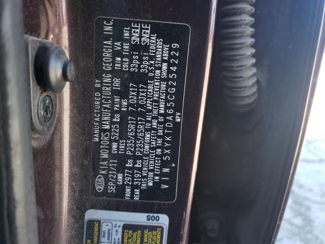 Photo 12 VIN: 5XYKTDA65CG254229 - KIA SORENTO 