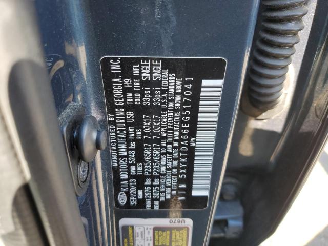 Photo 9 VIN: 5XYKTDA66EG517041 - KIA SORENTO LX 