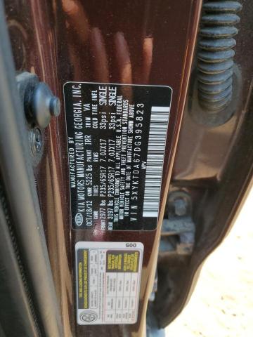 Photo 12 VIN: 5XYKTDA67DG395823 - KIA SORENTO 