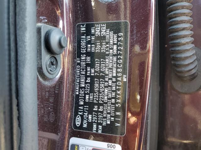 Photo 9 VIN: 5XYKTDA68CG272739 - KIA SORENTO BA 