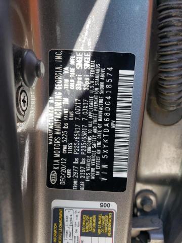 Photo 12 VIN: 5XYKTDA68DG418574 - KIA SORENTO 