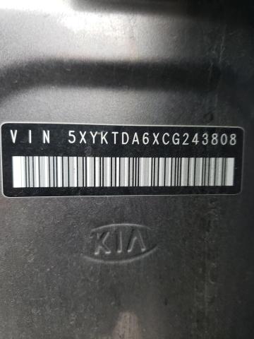 Photo 12 VIN: 5XYKTDA6XCG243808 - KIA SORENTO 