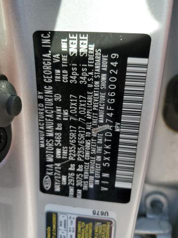 Photo 11 VIN: 5XYKTDA74FG600249 - KIA SORENTO LX 