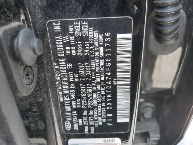 Photo 12 VIN: 5XYKTDA74FG611736 - KIA SORENTO 