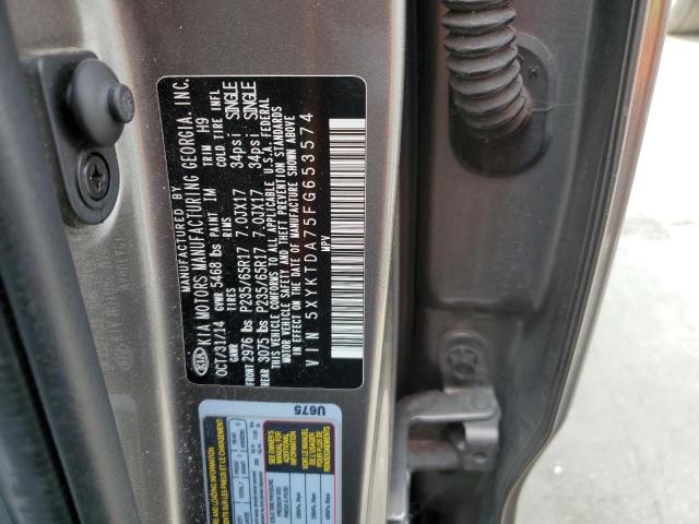 Photo 12 VIN: 5XYKTDA75FG653574 - KIA SORENTO 