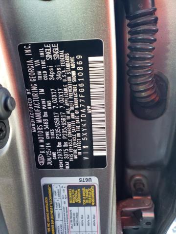 Photo 11 VIN: 5XYKTDA77FG610869 - KIA SORENTO 