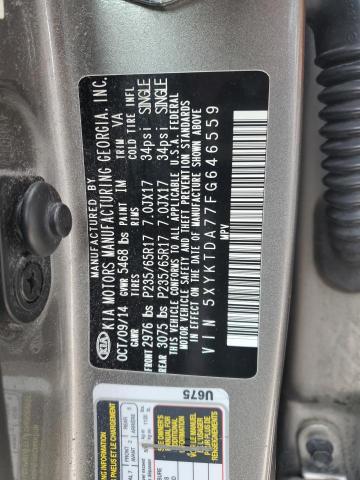 Photo 11 VIN: 5XYKTDA77FG646559 - KIA SORENTO 