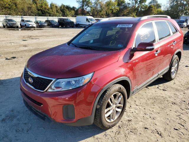 Photo 1 VIN: 5XYKTDA78EG445526 - KIA SORENTO LX 