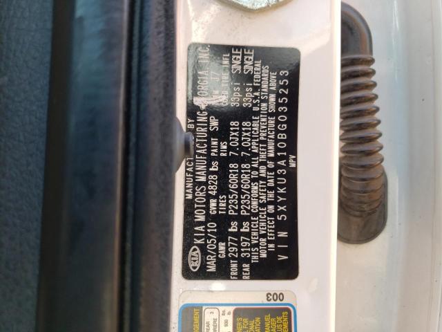 Photo 11 VIN: 5XYKU3A10BG035253 - KIA SORENTO 