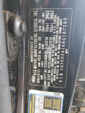 Photo 11 VIN: 5XYKU3A16BG187280 - KIA SORENTO 