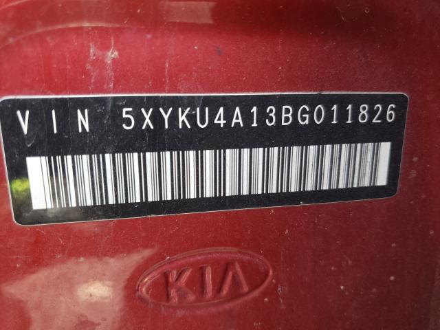 Photo 9 VIN: 5XYKU4A13BG011826 - KIA SORENTO EX 