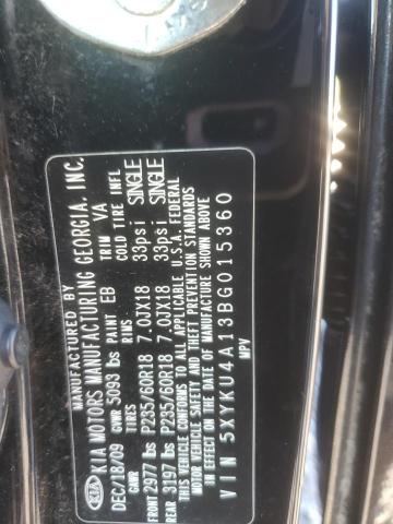 Photo 12 VIN: 5XYKU4A13BG015360 - KIA SORENTO EX 