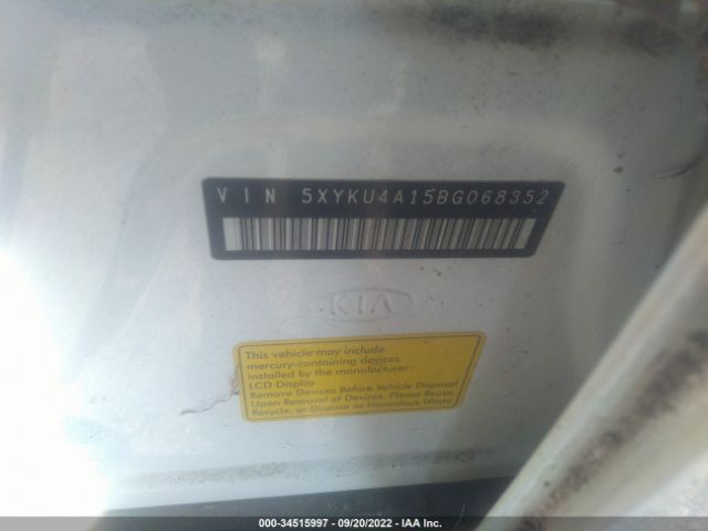 Photo 8 VIN: 5XYKU4A15BG068352 - KIA SORENTO 