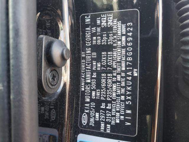 Photo 11 VIN: 5XYKU4A17BG069423 - KIA SORENTO EX 