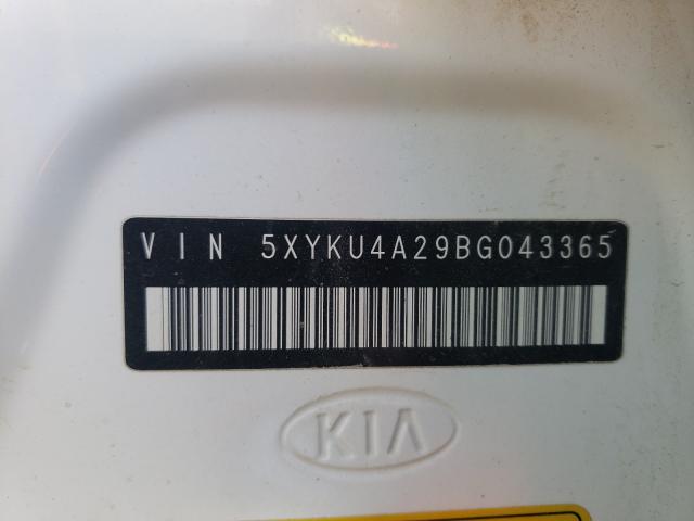 Photo 9 VIN: 5XYKU4A29BG043365 - KIA SORENTO EX 