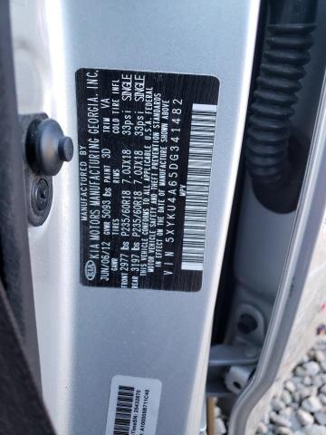 Photo 12 VIN: 5XYKU4A65DG341482 - KIA SORENTO EX 