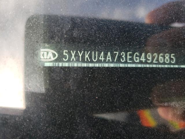 Photo 9 VIN: 5XYKU4A73EG492685 - KIA SORENTO EX 