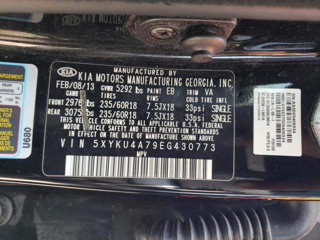 Photo 12 VIN: 5XYKU4A79EG430773 - KIA SORENTO EX 