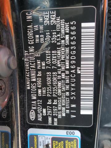 Photo 12 VIN: 5XYKUCA69DG365665 - KIA SORENTO EX 