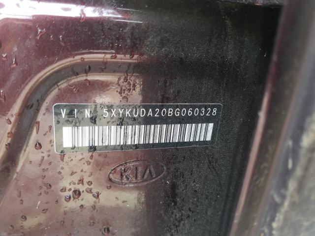 Photo 9 VIN: 5XYKUDA20BG060328 - KIA SORENTO EX 