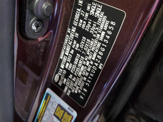 Photo 12 VIN: 5XYKUDA28BG134658 - KIA SORENTO EX 