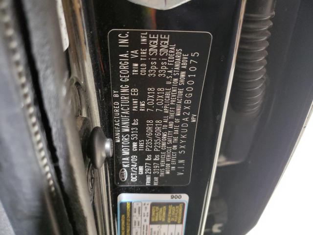 Photo 12 VIN: 5XYKUDA2XBG001075 - KIA SORENTO EX 