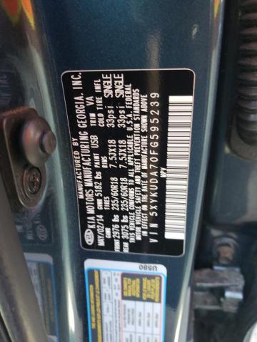 Photo 9 VIN: 5XYKUDA70FG595239 - KIA SORENTO EX 