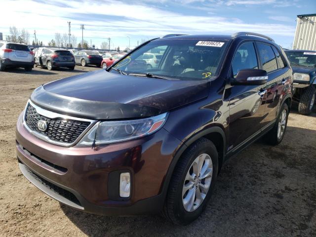 Photo 1 VIN: 5XYKUDA72EG484805 - KIA SORENTO EX 