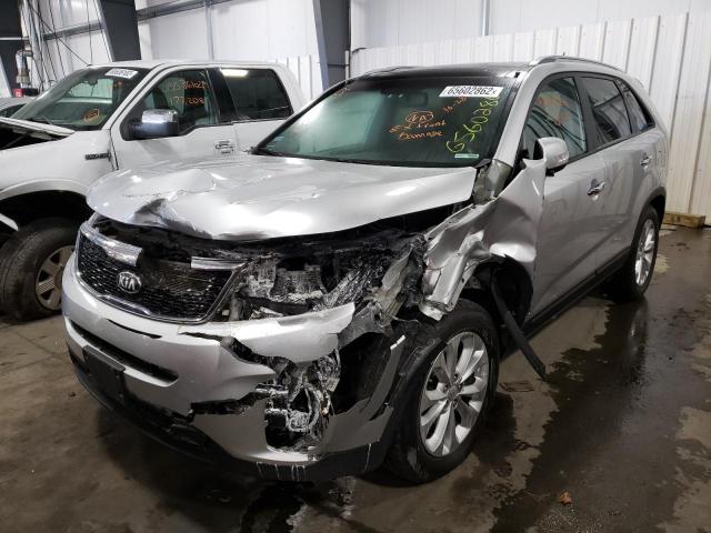 Photo 1 VIN: 5XYKUDA73EG483257 - KIA SORENTO EX 