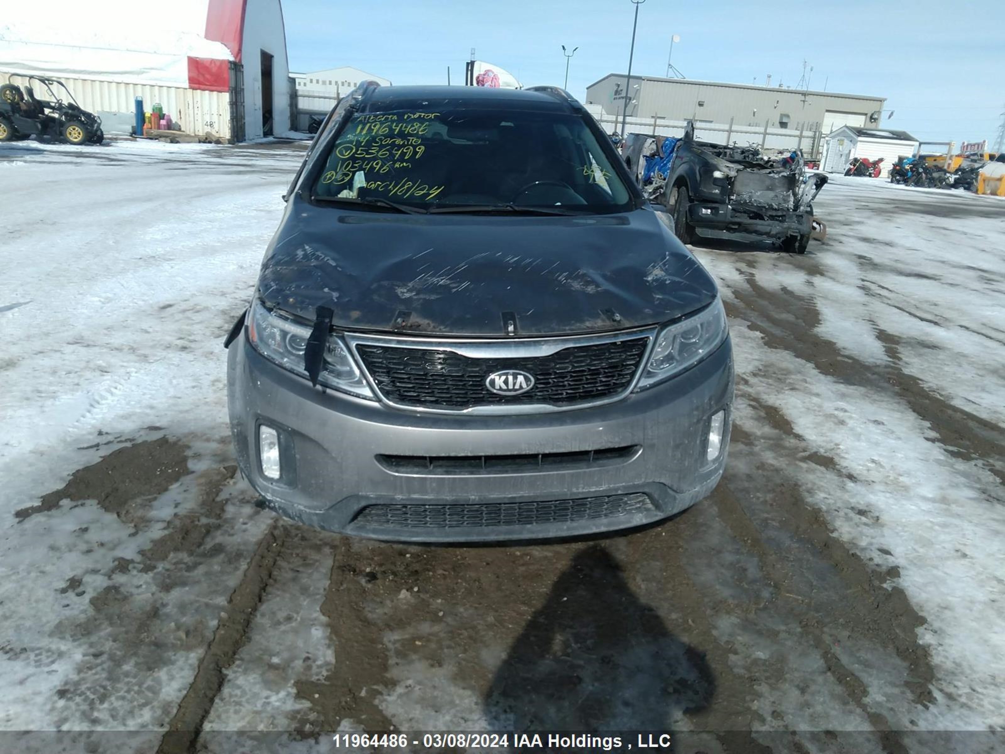 Photo 10 VIN: 5XYKUDA78EG536499 - KIA SORENTO 