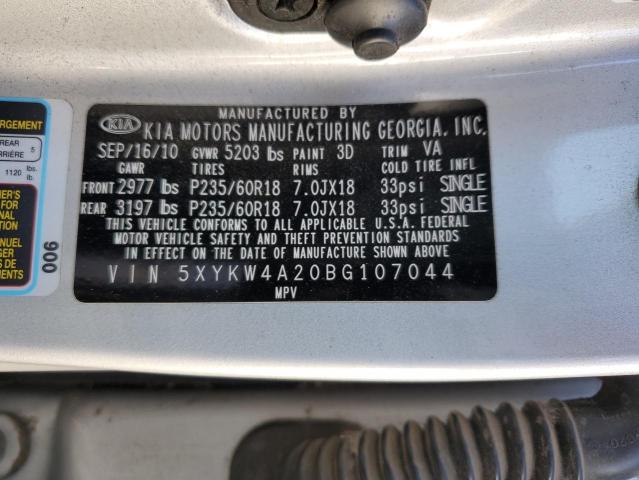 Photo 13 VIN: 5XYKW4A20BG107044 - KIA SORENTO SX 