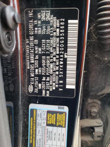 Photo 12 VIN: 5XYKW4A20DG358682 - KIA SORENTO SX 