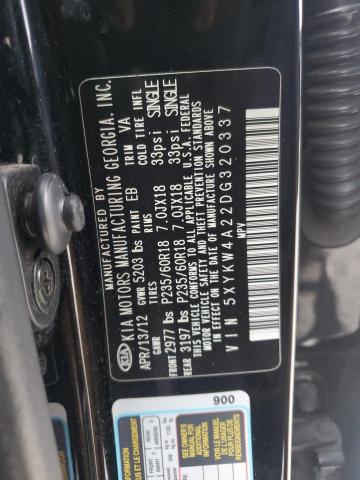 Photo 12 VIN: 5XYKW4A22DG320337 - KIA SORENTO 