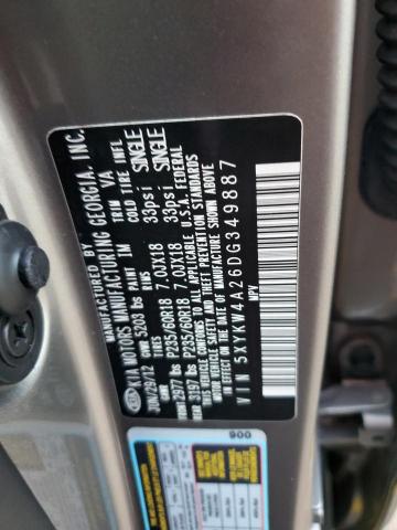 Photo 13 VIN: 5XYKW4A26DG349887 - KIA SORENTO SX 