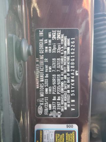 Photo 12 VIN: 5XYKW4A28BG162261 - KIA SORENTO 