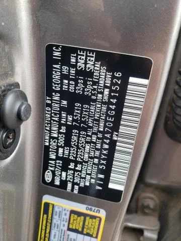 Photo 12 VIN: 5XYKW4A70EG441526 - KIA SORENTO SX 