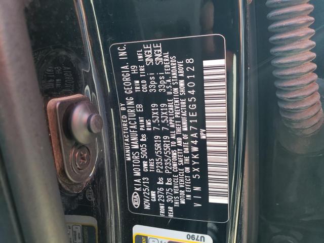 Photo 12 VIN: 5XYKW4A71EG540128 - KIA SORENTO SX 