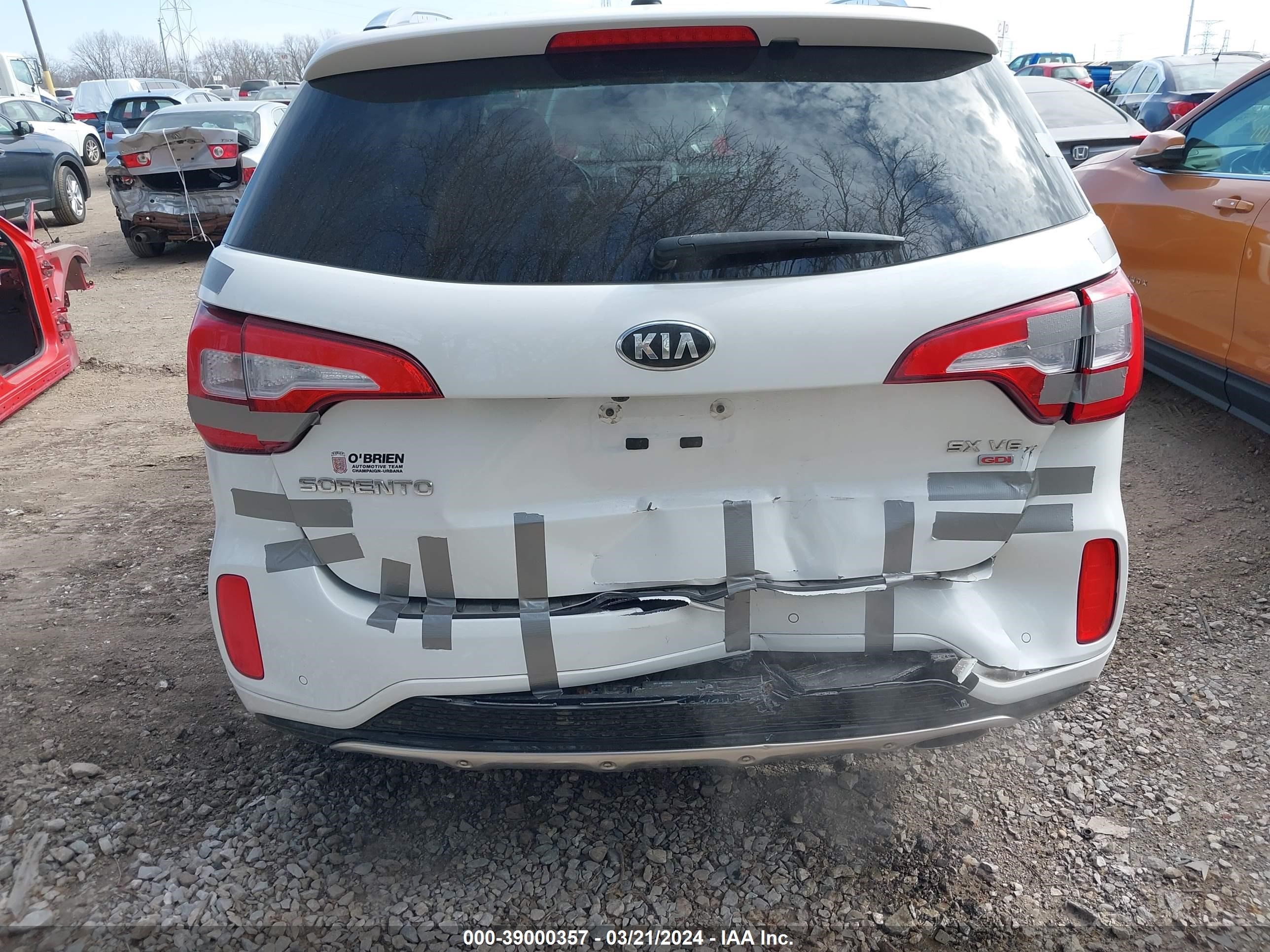 Photo 5 VIN: 5XYKW4A72EG516274 - KIA SORENTO 