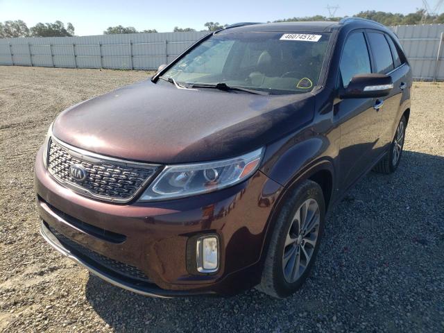 Photo 1 VIN: 5XYKW4A73EG428396 - KIA SORENTO SX 