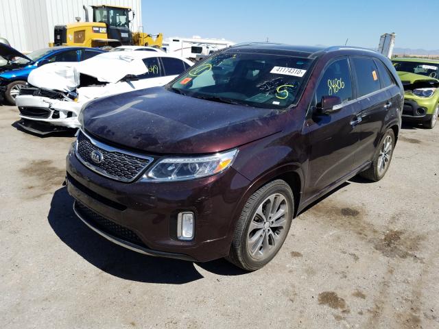 Photo 1 VIN: 5XYKW4A73EG452133 - KIA SORENTO SX 