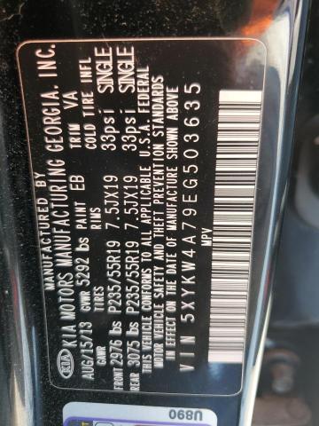 Photo 12 VIN: 5XYKW4A79EG503635 - KIA SORENTO SX 