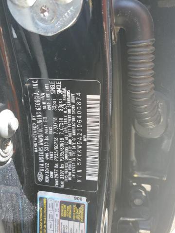 Photo 13 VIN: 5XYKWDA21DG400874 - KIA SORENTO SX 