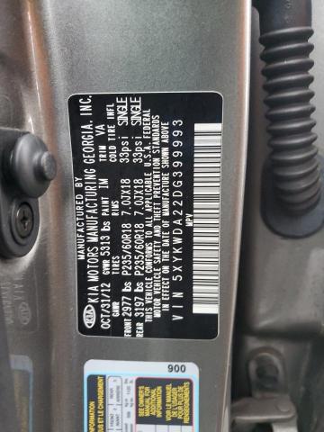 Photo 13 VIN: 5XYKWDA22DG399993 - KIA SORENTO SX 