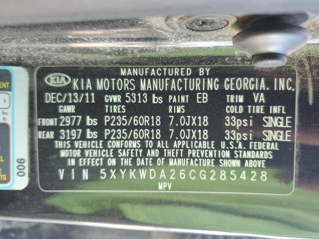 Photo 12 VIN: 5XYKWDA26CG285428 - KIA SORENTO 