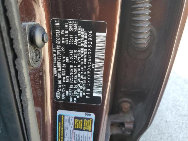 Photo 12 VIN: 5XYKWDA26DG382906 - KIA SORENTO 