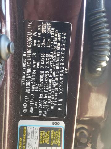 Photo 12 VIN: 5XYKWDA29BG095248 - KIA SORENTO SX 