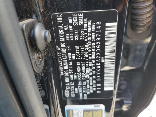 Photo 13 VIN: 5XYKWDA2XDG397148 - KIA SORENTO SX 