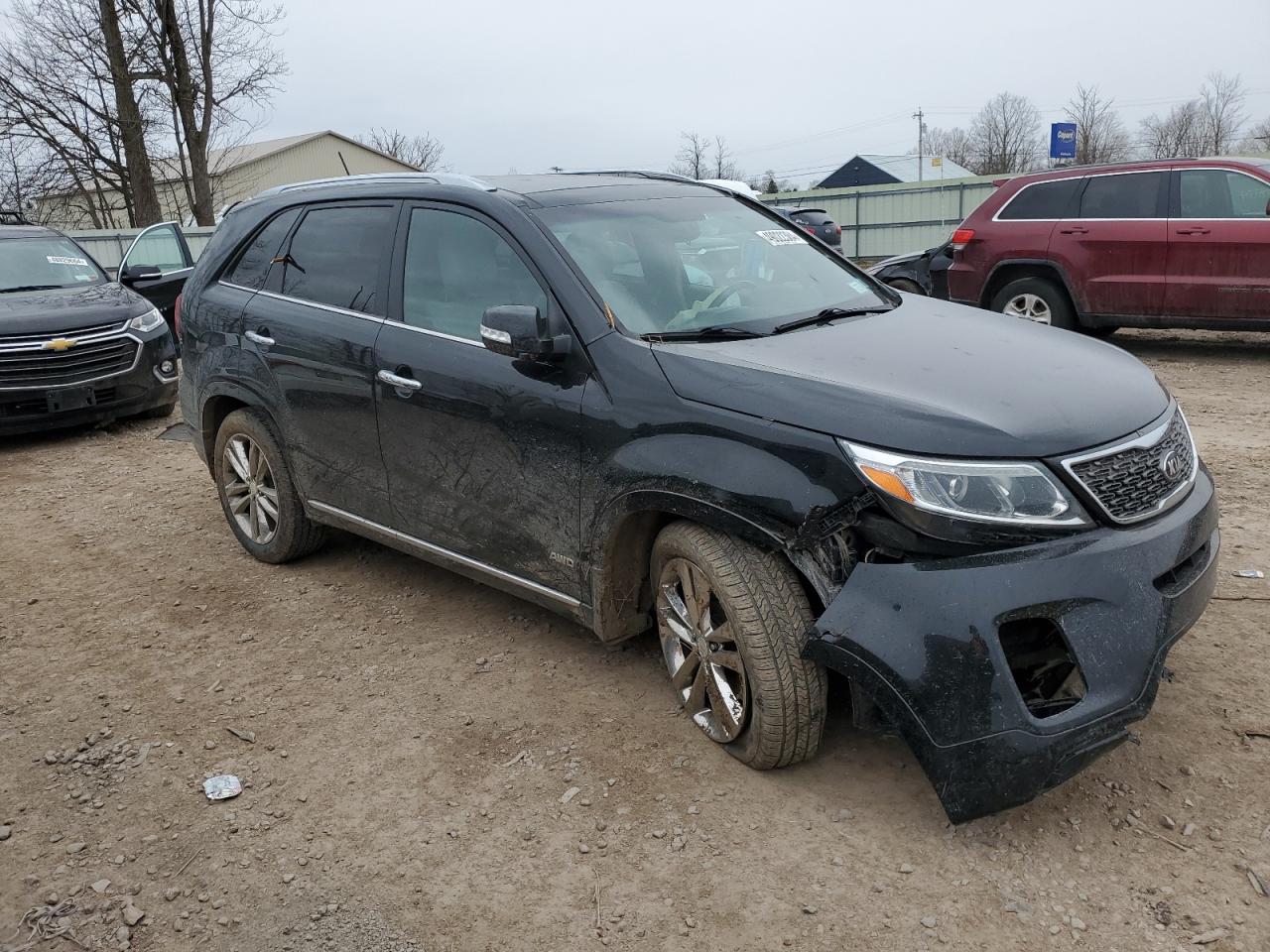 Photo 3 VIN: 5XYKWDA70EG484747 - KIA SORENTO 